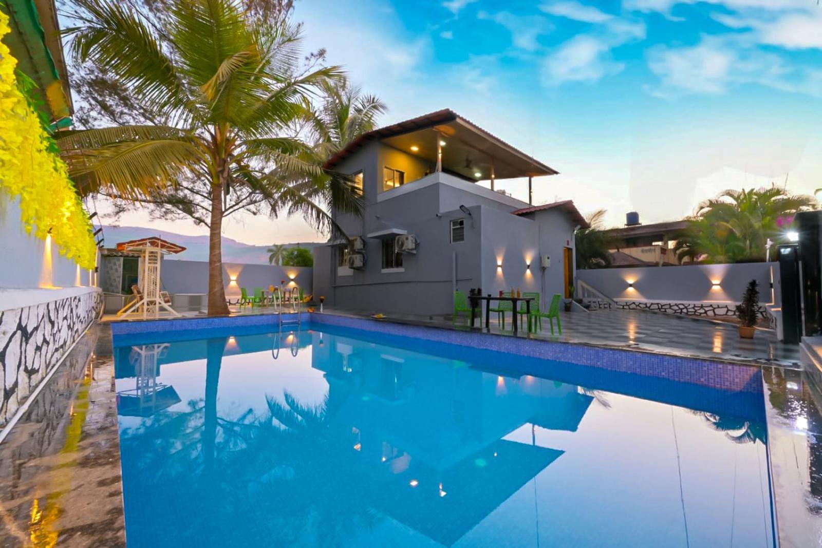 Empyrean Stay Ll 3Bhk Ll Marshall Villa Ll Large Pool Ll Ac Ll Лонавала Экстерьер фото